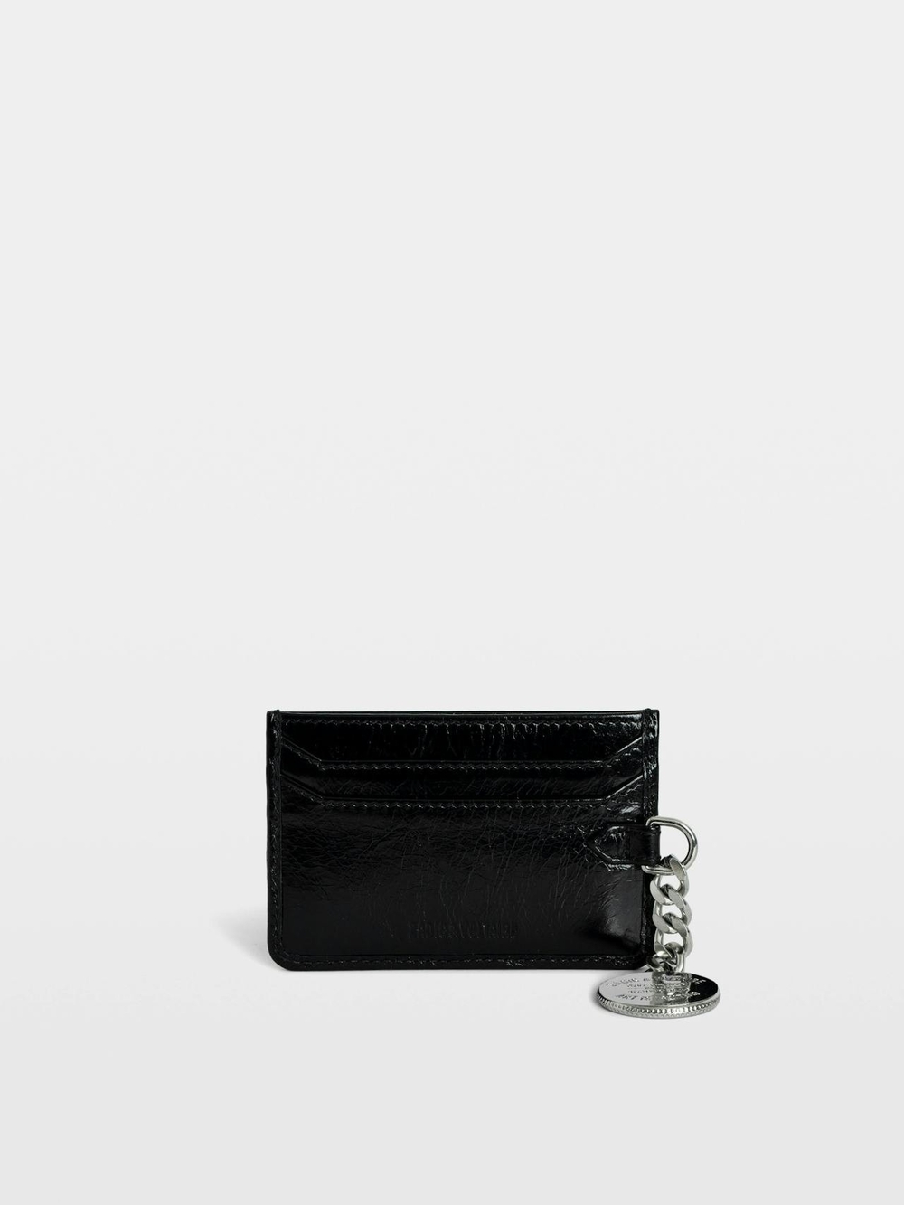 ZADIG & VOLTAIRE SUNNY MOODY GRAPHITTI CARD HOLDER - Picture 2 of 3